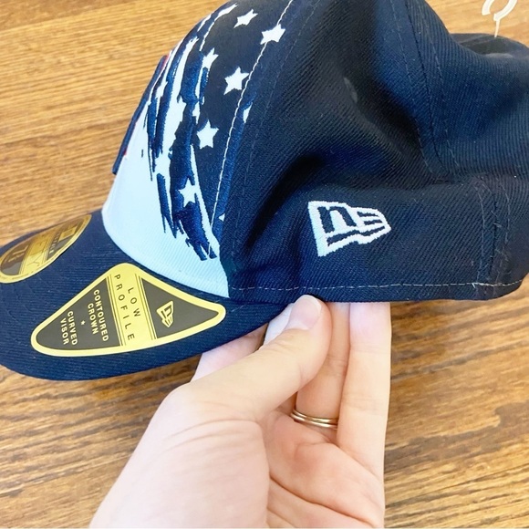 NEW ERA MENS BOSTON RED SOX 59FIFTY LOW PROFILE 4TH OF JULY 22 FITTED HAT 60.6cm - Picture 8 of 12